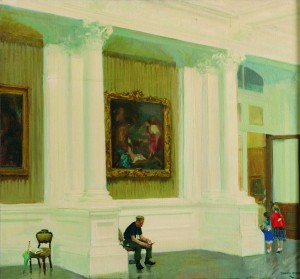 Thomas Ryan PPRHA (b.1929) In The National Gallery (2,500-3,500).