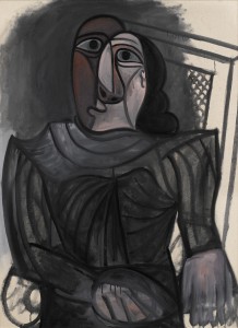 PABLO PICASSO - FEMME ASSISE (FEMME ASSISE EN ROBE GRISE) (2.5-3.5 million euro).