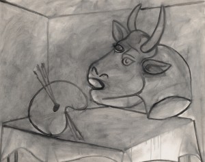 PABLO PICASSO PALETTE ET TÊTE DE TAUREAU (1-1.5 million euro).