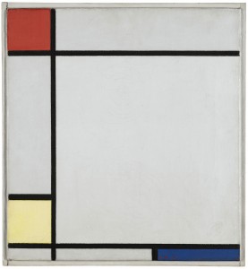 PIET MONDRIAN 1872 - 1944 COMPOSITION WITH RED, YELLOW AND BLUE oil on canvas in the artist's original frame 1927 (£4,500,000-£6,500,000).