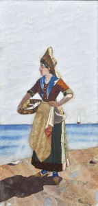 A pair of Italian pietre dure plaques by Giovanni Montelatici, Florence (1864-1930) (2,000-3,000).