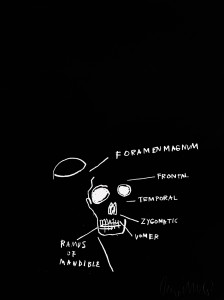 Jean-Michel Basquiat (1960-1988)  Untitled, screenprint, 1982 (£3,500-5,000).