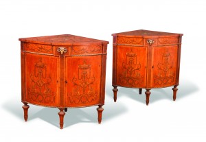 These late 18th century Irish commodes sold for £115,000 at Cheffins.