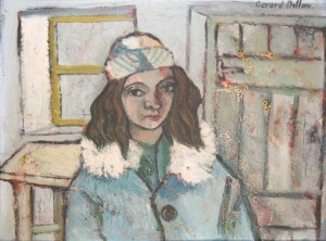 Gerard Dillon (1916-1971) Girl in Blue (2,000-4,000).