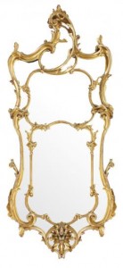 George III carved giltwood pier glass (2,500-3,500)