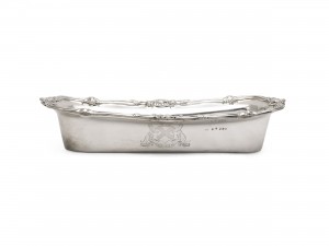 This Irish silver knife tray is at Sotheby's in London on September 24.