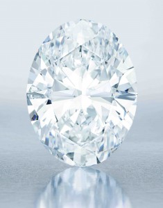 The 118.28-carat D-Flawless diamond (click on image to enlarge).