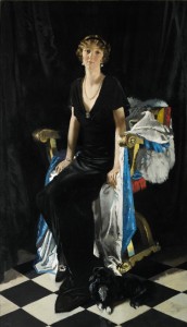 Sir William Orpen, Portrait of Lady Idina Wallace (click on image to enlarge).