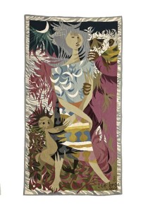 Louis Le Brocquy HRHA (1916-2012) Travellers (1948) Aubusson Tapestry (80,000-120,000)