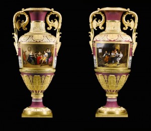 A pair of vases Imperial Porcelain Manufactory, period of Nicholas I (£2,000,000-2,500,000).