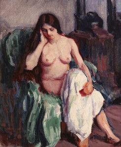 Roderic O'Conor (1860-1940) Nude in the Studio (25,000-35,000).