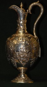 Claret Jug with Cork Coat of Arms (31ozs) (3,000-4,000).