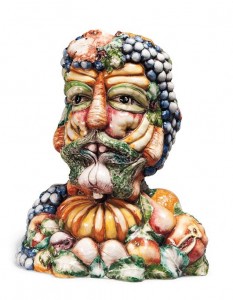A CHRISTIAN DIOR EARTHENWARE BUST 2ND HALF 20TH CENTURY (£1,000-1,500).