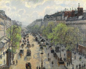 Camille Pissarro, Boulevard Montmartre, Matinee de Printemps sold for £19.9 million – almost 5 times previous record.