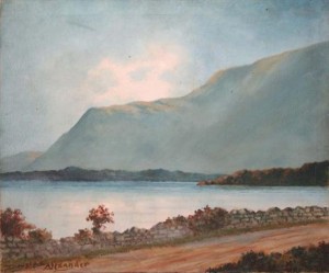 Douglas Alexander 1871-1945 GLENAN LAKE, SLIGO Oil on canvas (400-600)