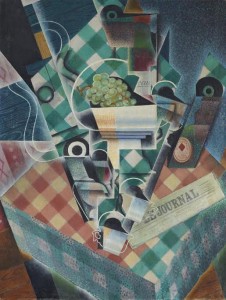 Juan Gris Nature morte à la nappe à carreaux. Courtesy Christie's Images Ltd., 2014.