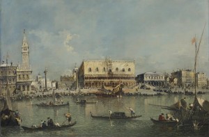 Francesco Guardi (1712-1793) Venice, the Bacino di San Marco with the Piazzetta and the Doge’s Palace