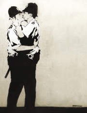 Banksy - Kissing Coppers.