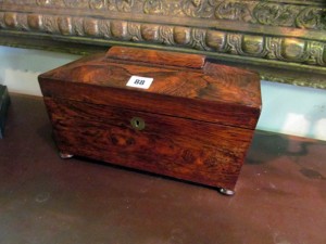 Regency Rosewood Tea Caddy (80-120)