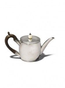 Admiral Lord Nelson’s Bachelor Teapot Hallmarked London, 1799 (£8,000-12,000).