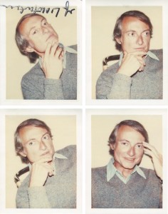 Andy Warhol (1928-1987)  Roy Lichtenstein four unique polaroid prints Executed circa 1976.  Estimate: $15,000-$20,000  Starting Bid: $13,000
