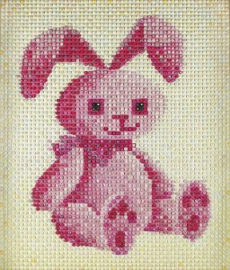 Farhad Moshiri (Iranian, b. 1963) Bunny Rabbit (from the Fluffy Friends series) ($150,000-200,000).  Courtesy Christie's Images Ltd., 2014