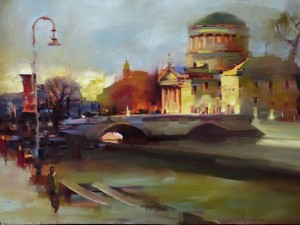 ‘The Four Courts, after Osborne’ by Patrick Cahill,.