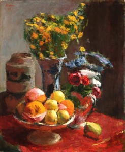 Roderic O'Conor (1860-1940) Still Life with a Compotier of Fruit made 72,000.