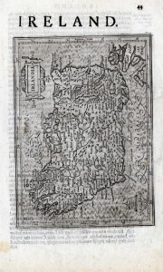 Hondius (H.) Irlandia; Udrone; Ultonia, Conatia et Media; Ultonia Oriental; Hiberniae V Tabula.. c.1635.  London.