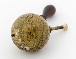 A rare Newton's two inch pocket globe 1818 (700-1,100)