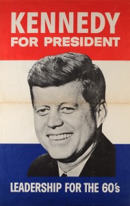 1960: John F. Kennedy Presidential Campaign Poster (400-500).