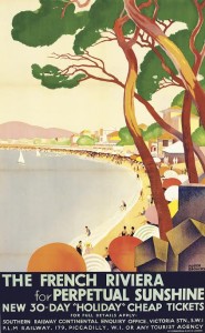 Roger Broders (1883-1953)  THE FRENCH RIVIERA FOR PERPETUAL SUNSHINE, 1930 (£4,000-6,000).