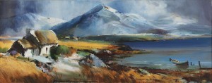 Kenneth Webb (v1927) - Cashel Mountain from Errlough, Connemara (5,000-8,000).
