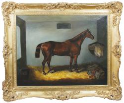 Samuel Spode - Chestnut in a stable (2,000-3,000)