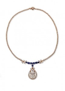 A diamond and sapphire necklace (20,000-40,000).
