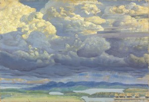 Nicholas Roerich (1874-1947) The Heavenly Battle painted in 1909 (£500,000-700,000).