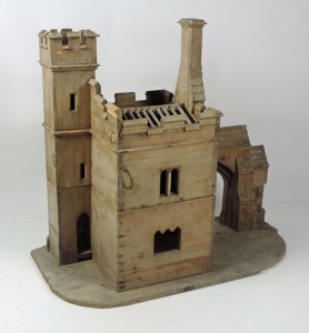 A scale model by architect Benjamin Woodward of Dromore Castle gate lodge, Co. Kerry (3,000-4,000)