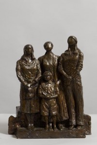 Melanie Le Brocquy HRHA (b.1919) Three Graces and a Child 2006  bronze number 2/6 (2,000-3,000)