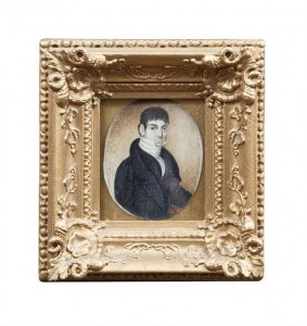Portrait miniature of John Sheares by John Comerford (1773-1832)