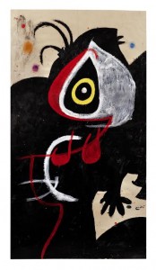 Joan Miro Personnage, oiseau, 1976 (1 - 1.5 million)