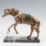 Salvador Dali’s Le Cheval a la Montre Molle (Horse Saddled with Time) made 19,000 at hammer.