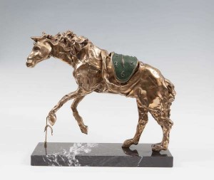 Salvador Dali’s Le Cheval a la Montre Molle (Horse Saddled with Time) at James Adam.