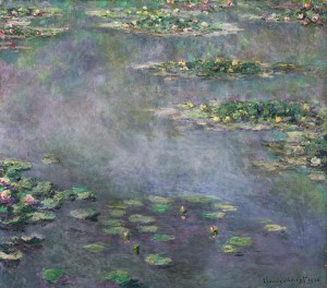 CLAUDE MONET (1840-1926) - NYMPHÉAS dated 1906.