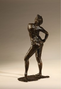 Dancer Twisting (1885) by Edgar Degas at Sladmore Gallery.