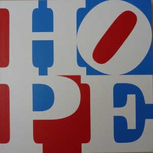 Hope by Robert Indiana at  Long-Sharp Gallery.