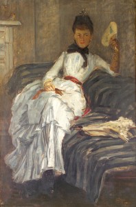 Sarah Purser 91848-1943) - A Visitor (1885).