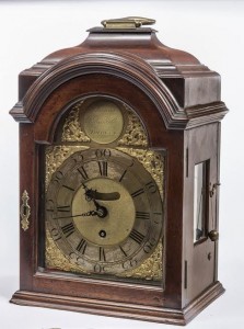 An Irish George III bracket clock by Thomas Blundell, Dublin (3,000-5,000).