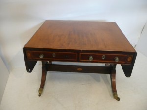 A Regency sofa table. 