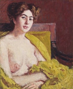 Roderic O'Conor, R.H.A. (1860-1940) Seated female nude (£5,000-8,000)
