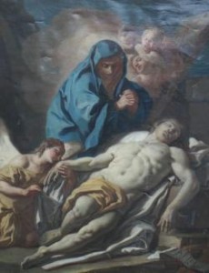 The Lamentation attributed to Franceso de Mura (1696-1782) (7,000-10,000).